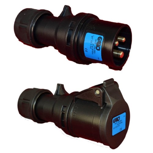 Presa elettrica 16a nera - 16a,