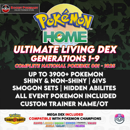 Ultimate living dex - ultimate, pokemon