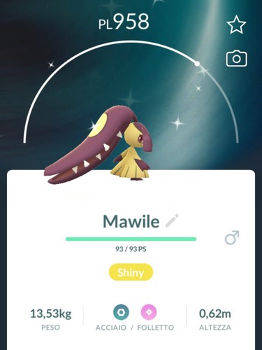 Shiny mawile lucido - lucido, leggendari