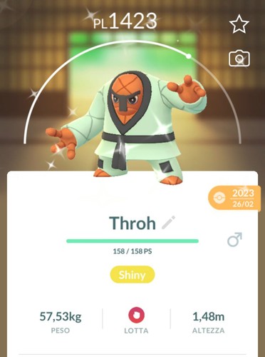 Shiny throh lucido leggendari - lucido,