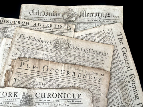 Old newspaper from - old,