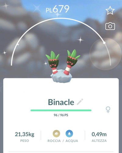Shiny binacle lucido - shiny,