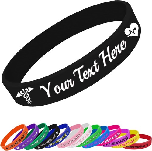 20pz braccialetti silicone - braccialetti,