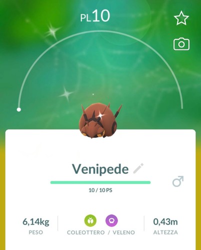Shiny venipede lucido - shiny,