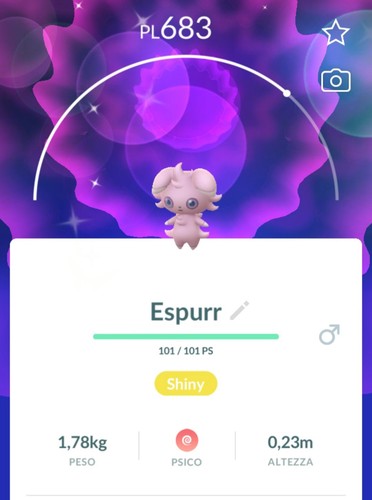 Shiny espurr lucido leggendari - shiny,