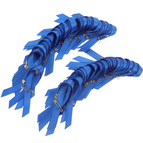 100 pcs ribbon brooch pins - ribbon,
