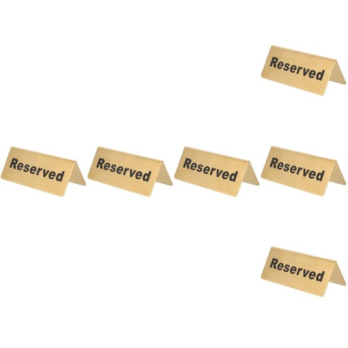 6pz carte tavolo - 6pz, da