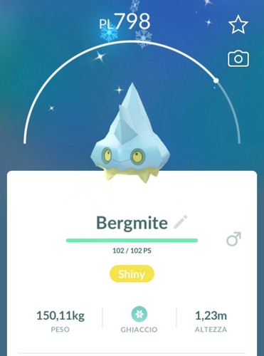Shiny bergmite lucido - bergmite,