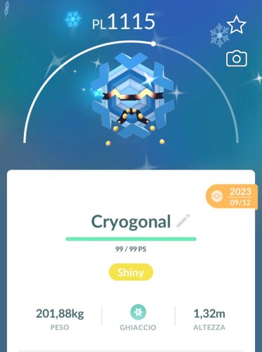 Shiny cryogonal lucido - shiny,