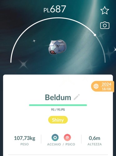 Shiny beldum lucido leggendari - shiny,