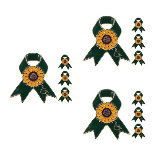 Set distintivo nastro girasole